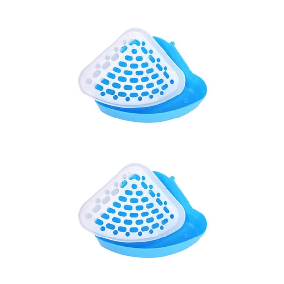 Billuyoard Orinal geométrico para mascotas, caja de ropa de cama de esquina para inodoro de hámster, animales pequeños, Color de inodoro de plástico, Type1 NO1 Billuyoard CBP080846