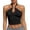Black, variant on Womens Solid Backless Halter Neck Tank Top, Fashion Casual Sleeveless Top for Daily Outdoor Wear, Ladies Clothes for Summer