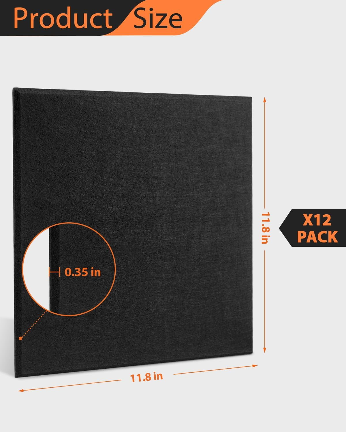 48"X36" Cork Boards for Wall with Adhesive Backing, 12 Pack Felt Bulletin Board Tiles for Office, Pin Board for Photos, Notes, Dart Board Wall Protectors