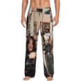 thumbnail image 1 of Pantalon de Pyjama Noir pour Hommes Imprimé Intégral The Walking Dead Anime, 1 of 8