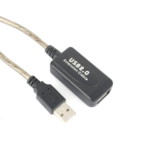 TOPINCN 20M USB 2.0 Type A Male to Female Extension Extender Cable Cord Black,Expansion Adapter,Extender Cable Cord