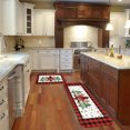 thumbnail image 4 of Christmas Holiday Savings 2024! QTOCIO Christmas Decorations, 2 Pcs Christmas Kitchen Rugs And Mats For Floor Non-Slip Backing Mat Merry Christmas Kitchen Decor Kitchen Rug Sets Xmas Decor, 4 of 5