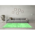 thumbnail image 3 of Ahgly Company Indoor Rectangle Abstract Emerald Green Contemporary Area Rugs, 2' x 3', 3 of 4