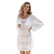 thumbnail image 3 of Traje de Baño de Crochet para Mujer, Vestido de Tejida, para Vacaciones, Verano 2025 L, 3 of 7