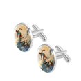thumbnail image 2 of Surf Elegant Shirt Cufflinks for Men, Made of Stainless Steel, for Formal Attire, 2 of 6