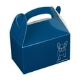 thumbnail image 3 of Restaurantware Gable Boxes 100 Count 6 x 3.5 x 3.5 Inches Paper Gift Boxes Wedding Favor Boxes Built-In Handle Blue, 3 of 11