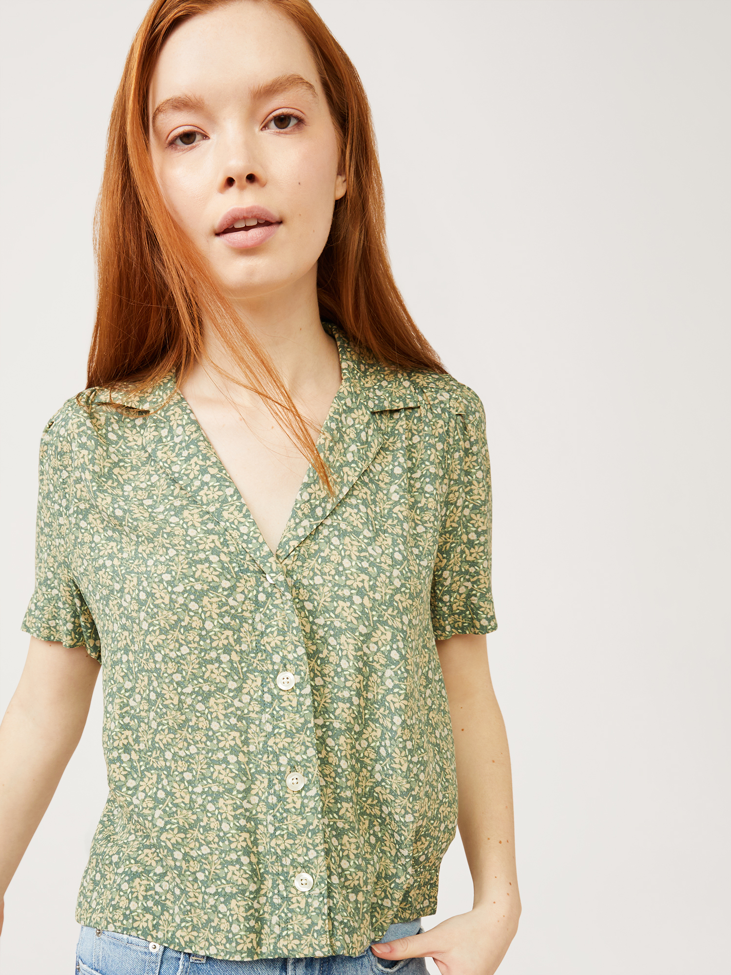 Short Sleeve Camp Shirt - Walmart 