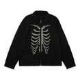 thumbnail image 5 of Bones Rhinestone Jacket - Black, 5 of 6