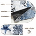 thumbnail image 6 of Navy Blue Starfish Coastal Area Rugs 8'x10', Small Throw Rugs for Living Room Patio, Summer Beach Black Coral Nautical Indoor Outdoor Rug Non-Slip Low Pile Carpet Runner Reversible Floor Mats, 6 of 8