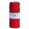 Hemptique Hemp Cord Spool, 20 lb., Red
