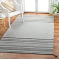 thumbnail image 2 of SAFAVIEH Montauk Ben Striped Cotton Area Rug, Grey/Ivory, 4' x 6', 2 of 8