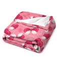 Cute Red Butterflies Blanket, Gift Throw Blanket for Sofa Couch Chair