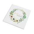 thumbnail image 1 of Wedding Guest Book 120 Pages Elegant Flower Pattern Wedding Sign Book Hard Cover Personalized Guest Signature Album for Party Reception Engagement-green-, 1 of 10