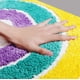 thumbnail image 4 of Alfombra De Baño De Color A Rayas Microfibra Semicircular Antideslizante Y Absorbente para Bañera （50x80cm）,Ducha,Baño,Cocina,Entrada,Dormitorio Lavable, 4 of 5
