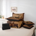 thumbnail image 6 of Homewish Farm Animal Horse 7-Piece Twin Bedding Sets,Rustic Western Farmhouse Bedding Comforter Set,Country Lodge Sheet Sets For Boys Kids,Ultra Soft Home Decor Reversible, 6 of 8