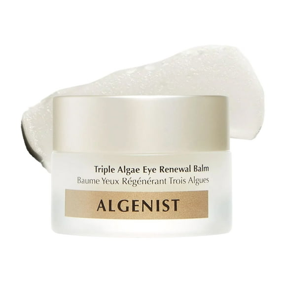 Algenist Triple Algae Eye Renewal Balm - Hydrating Vegan Eye Cream with Caffeine, Alguronic Acid & Vitamin E to Help Reduce Dark Circles, Puffiness, Fine Lines & Wrinkles - Travel Size (0.5 oz)