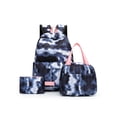 thumbnail image 3 of Bolsa 3pcs Tie Dye Mochila Estudiante Mochila Laptop Bookbag Conjunto de caja de almuerzo aislada Tmvgtek Para Estrenar, 3 of 7
