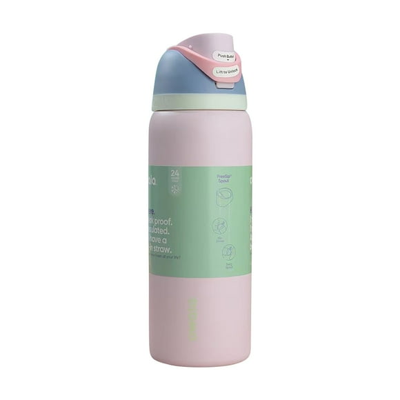 Owala Stainless Steel Water Bottle 32 oz - Pink & blue