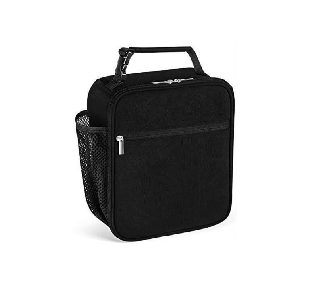 Black- Lunch Bags Designed in California for Men, Adults, Women MAZFORCE Original Lunch Bag Insulated Lunch Box Tough & Spacious Adult Lunchbox to Seize Your Day 