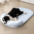 thumbnail image 4 of Tiberpet Pets Dog Crate Pad Waterproof Dog Bed Mat Ultra Soft Pet Bed with Removable Washable Cover Anti-Slip Bottom Memory Foam Kennel Pad for Dogs Cat Puppy, 4 of 7