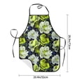 thumbnail image 4 of Gaeub Teal floral elegance Print Apron for Men and Women,Waterproof Apron for Cooking,Dishwashing, Lab, Butcher, Dog Grooming, 4 of 7
