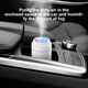 thumbnail image 3 of Humidificador de aire 200ml USB Difusor de niebla de luz colorida Pulverizador de aceite esencial ajustable para el coche de la oficina en casa, Rosa Eigraketly HA008446-02B, 3 of 6