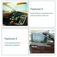 thumbnail image 3 of POSSBAY Fit Honda Accord Sedan 1998-2002 Window Visor Rain Guards Shades Deflectors, 3 of 8