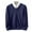 Navy, variant on Kilaqueen Mens V Neck Dress Sweater Soft Lightweight Knit Long Sleeve Slim Fit Sweaters Fashion Casual Office Classic Pullover Tops