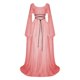 thumbnail image 1 of Gibobby Vestido sexy para mujer corto Vestido de Halloween para mujer, capa con capucha, vestidos de Color sólido, vestido de manga larga(Rosa,CH), 1 of 5