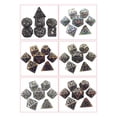 thumbnail image 3 of braveheart 7Pcs Hollow Metal DND Dice Set with Carry Case for D&D PRG Math Teaching, 3 of 9