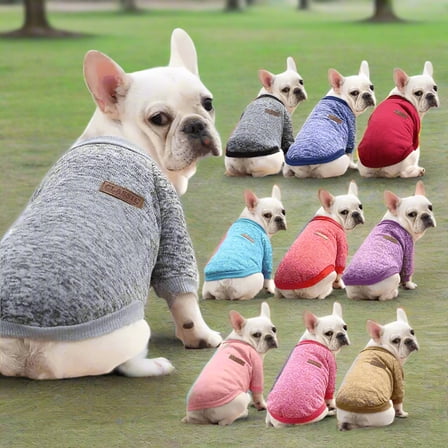 Winter Knitted Dog Pullover Sweater