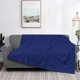 thumbnail image 2 of Balery Navy Blue Manta de Franela con Dibujo, Lujo Ultra Suave y Cálido, Antipelusa y Resistente a las Arrugas para Cama, Sofá, Camping -80"x60", 2 of 6
