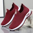 thumbnail image 2 of NOKIO Men's Walking Shoes Lightweight Breathable Knit Sneakers Comfortable S𝗅ip On Sport Shoes with Non-S𝗅ip Durab𝗅e Sole for All Day Standing,Work,Travel and Casual Wear, 2 of 8