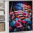 thumbnail image 5 of Independence Day Of The United States Flag Shower Curtain Sets with Rugs 4 Piece Rustic, 5 of 8