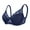 Blue, variant on Comfortable Breathable Lace Bras For Women‘S Sexy Plus Size Thin Style Bras Basic Push-Up Underwear Purple 38