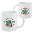 thumbnail image 2 of You Can Count On Me Calculator Funny Humor White Mug, 2 of 4