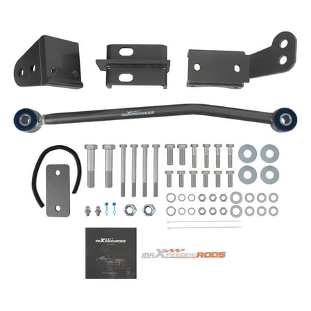 Maxpeedingrods Adjustable Rear Track Bar Kit for Ford F53 16-19.5K Chassis GVWR with Bracket