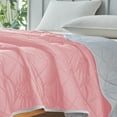 thumbnail image 3 of Clearance! Summer Cool Blankets for Hot Sleepers,Breathable Ice Cooling Blanket for Night Sweats,Full Size Lightweight Summer Cool Throws for Couch Bed Sofa,Home Room Decor Easter Gfits Pink, 3 of 6