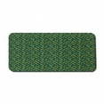 thumbnail image 1 of Abstract Computer Mouse Pad, Geometric Composition Modern Art Inspirations Green Toned Illustration, Rectangle Non-Slip Rubber Mousepad X-Large, 35" x 15", Sea Green and Green, by Ambesonne, 1 of 2