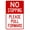 Warning Sign 1, variant on No Stopping Please Pull Forward Warning Sign - 8"x12", Security Metal Decor for Business, Office, Home, Street, Road