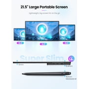 UPERFECT 21.5 inch Portable Monitor, 1080P 100HZ Laptop Display, USB C HDMI Gaming Monitor with Speakers