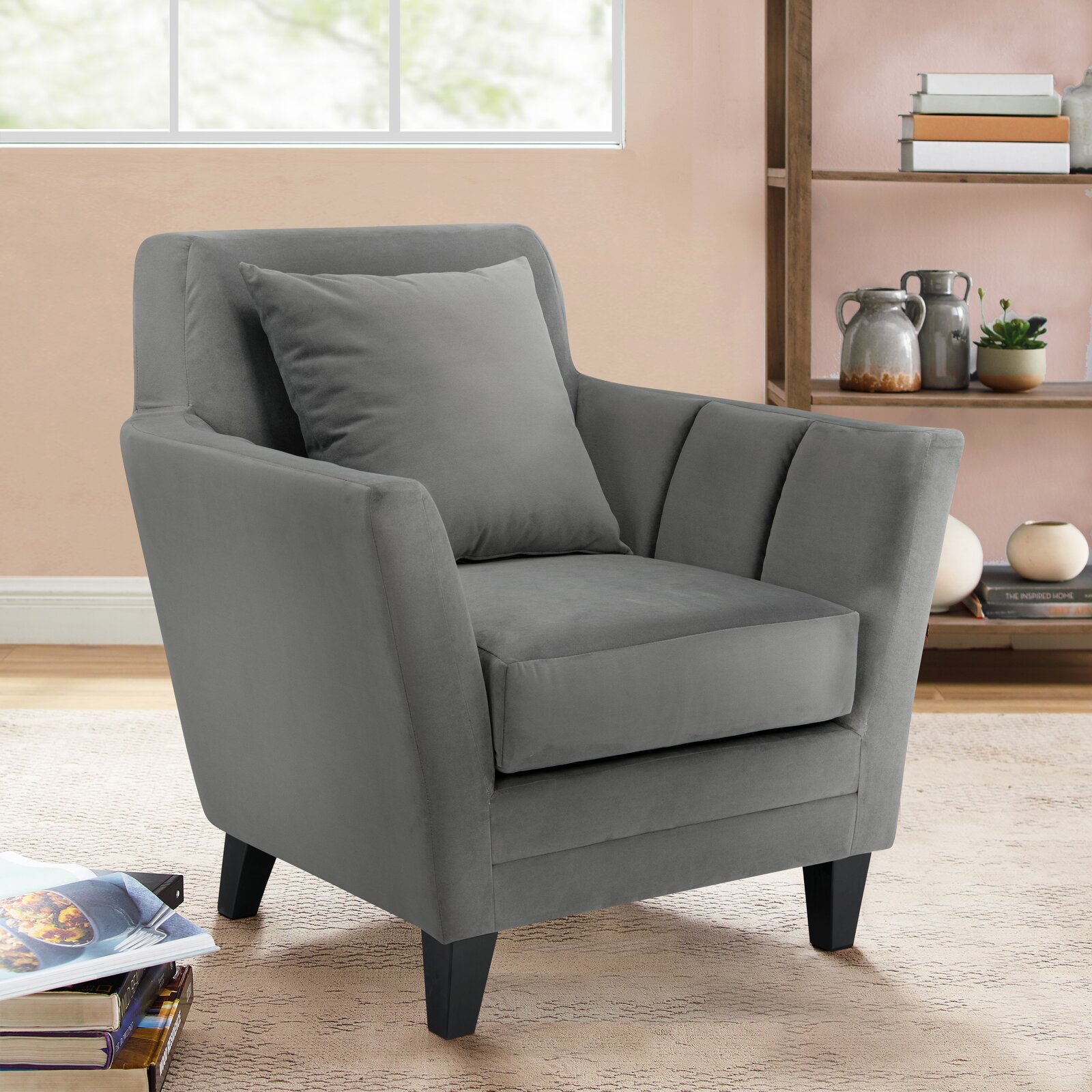 Jeida 35.75'' Wide Armchair, 30'', Weight Capacity (lbs) 300