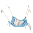 thumbnail image 1 of Inteprter Hamaca transpirable para gatos, jaula de algodón, hamaca para gatos, cama colgante de lino para gatos, hamaca colgante fresca, percha sólida Electrónica No.1, 1 of 3