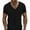 Black-men short sleeve shirts clearance sale, variant on Txeol Weekly Sale Button Down Linen Shirts for Men Casual Short Sleeve V Neck Tops 2025 Summer Solid Color Lightweight Muscle Tees,Khaki,XXXL