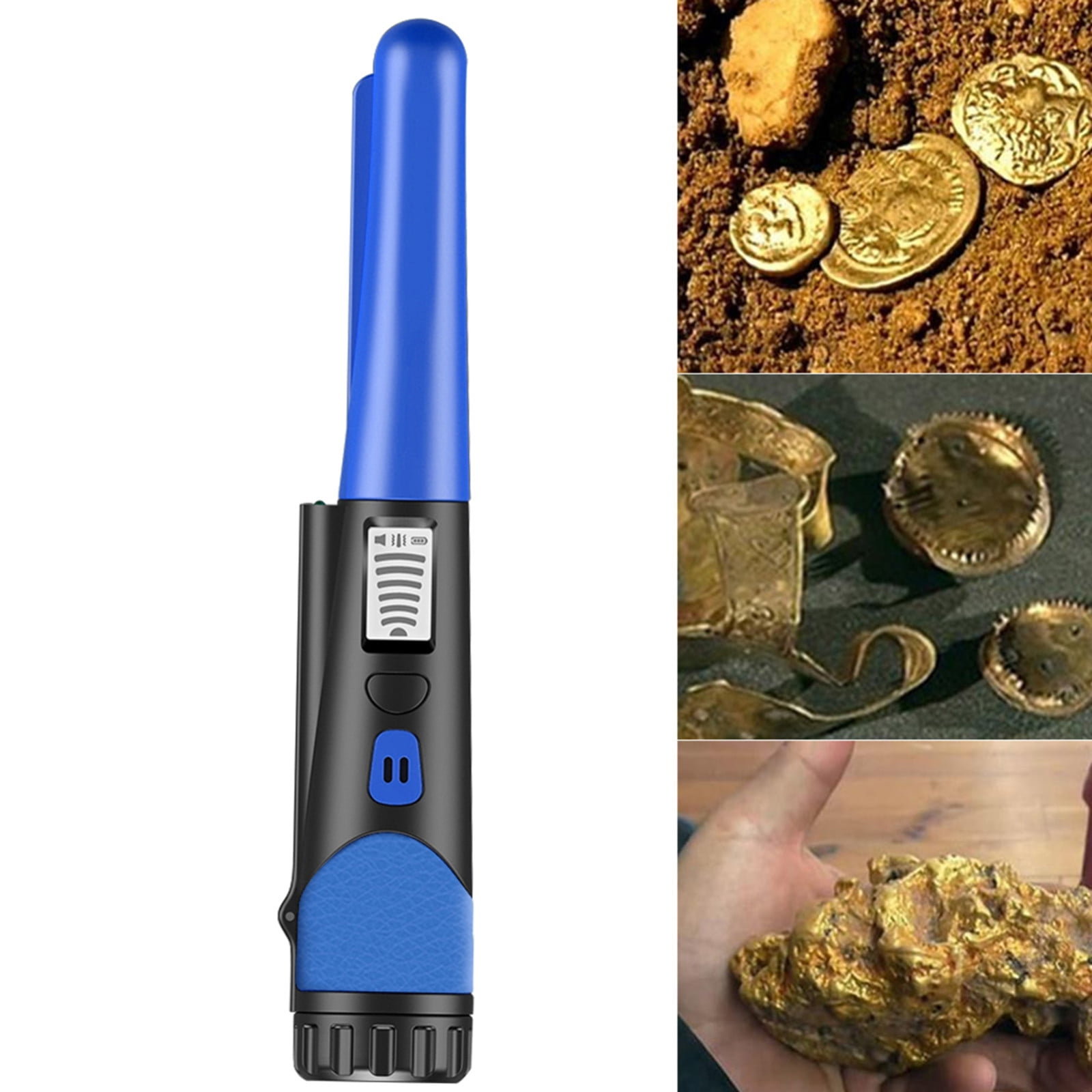 Jacenvly Room Decor Aesthetic Handheld Metal Detector Positioning Rod Detector Treasure Hunting Metal Detector Home Decor Living Room