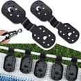 thumbnail image 4 of PEONAVET 100 Pcs Shade Cloth Clip, Round Plastic Black Clips for Sun Shade Net, Anti Bird Netting, Garden Netting, Shade Netting, Shade Fabric Accessories, 4 of 9