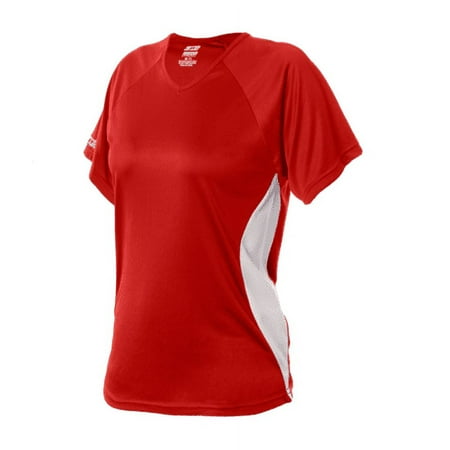 UPC: 0845099085367 | womens nufit fastpitch softball jersey Color-Red Size-XXXL