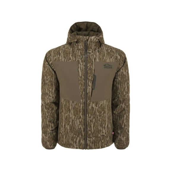 Drake Men's LST BMF Jacket Mossy Oak Bottomland Medium