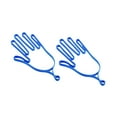 thumbnail image 4 of Dualoai 2Pcs Golf Gloves Stretcher Holder Hanger Keeper for Sports Men Women Outdoor Blue, 4 of 9