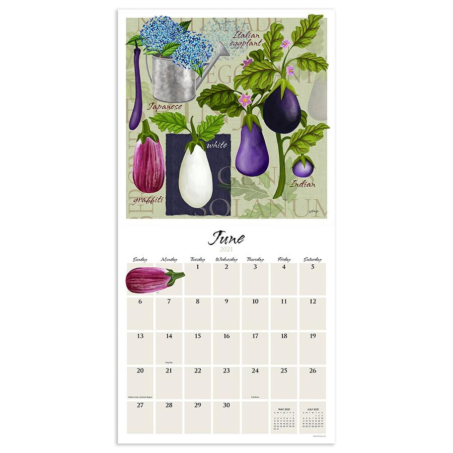 2021 Fresh From The Garden 12 X12 Wall Calendar Walmart Com Walmart Com